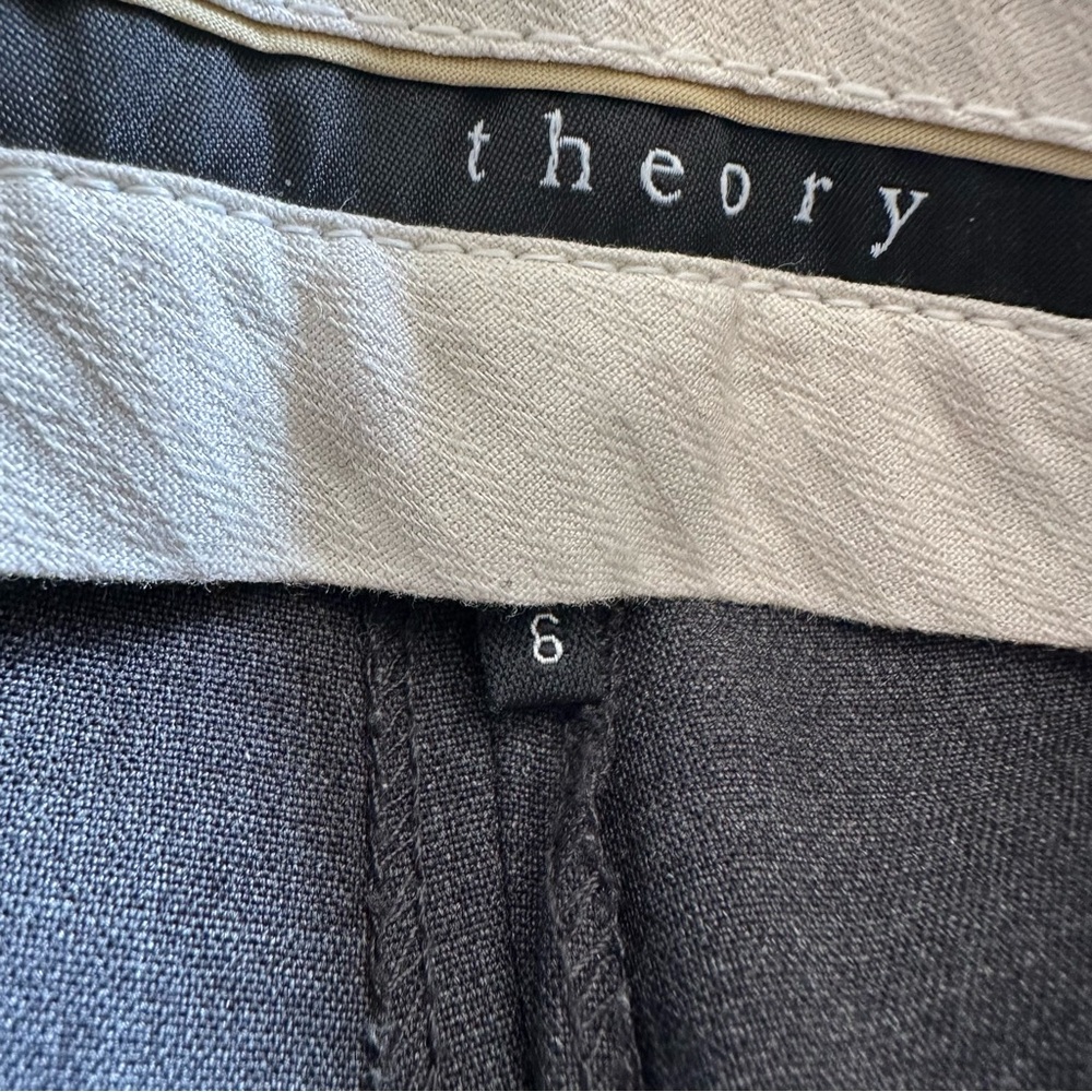 Theory - Max C Slacks - Charcoal - Size 6 - image 8